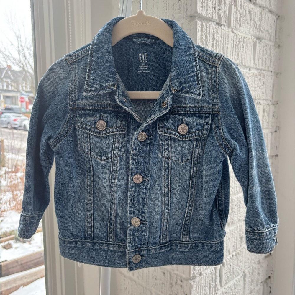 Baby Gap Denim Jacket | 18–24 Months | Classic Blue Jean Jacket